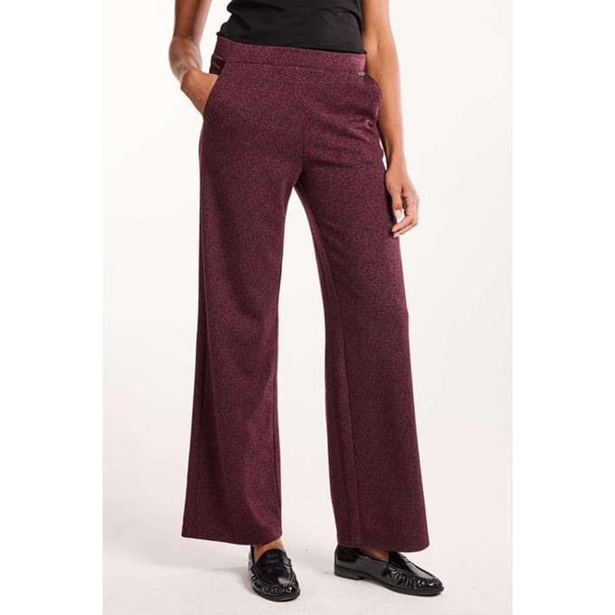 DIDI Dames Pants Fab Burgundy Press jacquard maat 48