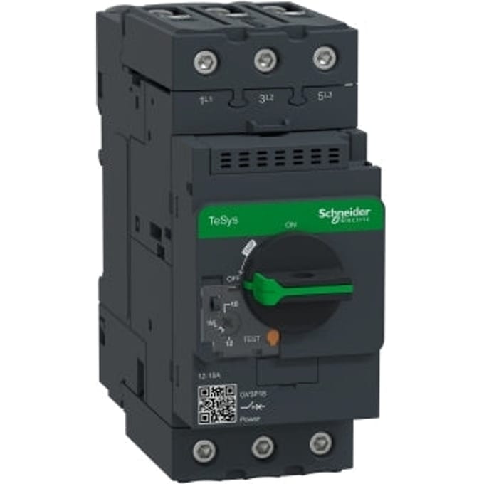 Schneider TeSys GV3P18 Motor Circuit Breaker 12-18A - GV3P18