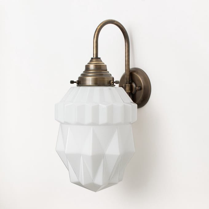Wandlamp Theatre Meander Brons - Art Deco Trade