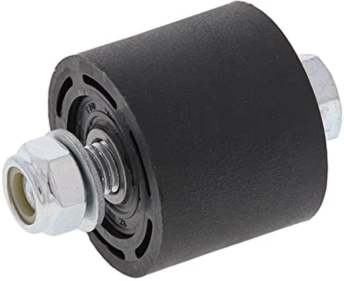 Zwarte ketting roller 34-28 millimeter voor ballenracen