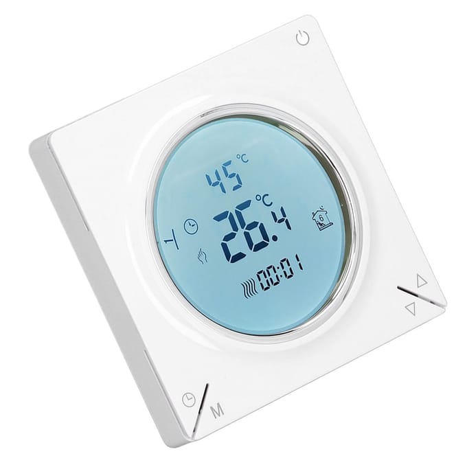 Thermostaat NTC Thermistor LCD-scherm Hoge Nauwkeurigheid Intelligente Besturing Flushbonading Temperatuur gray