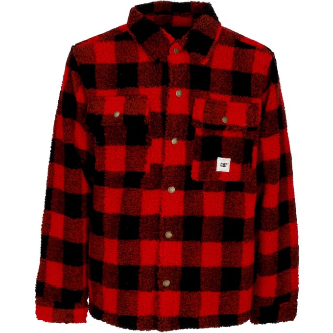 Shirt Padded Man Buffalo Overshirt Rood/zwart