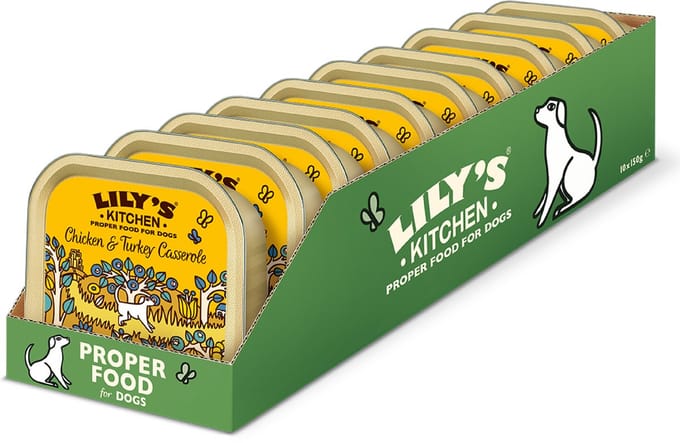 Lily's Kitchen - Hondenvoer - Natvoer - Chicken & Turkey Casserole - 10 x 150 g