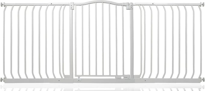 Safetots Klemhekje met Gebogen Bovenkant, 179cm - 188cm, Mat Wit