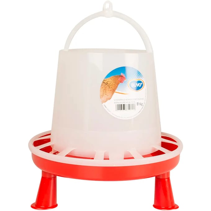 Duvoplus - Voersilo - Kip - Voedersilo Schroef Met Pootjes 7l - 6kg - 1st