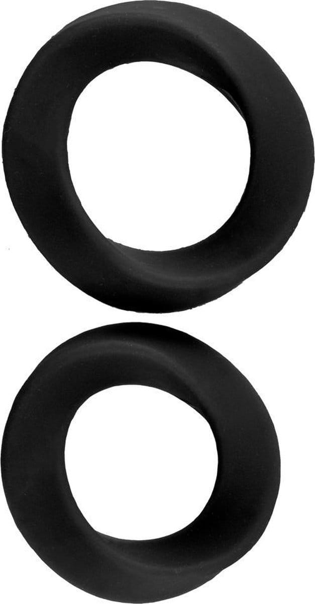 Infinity - L and XL Cockring - Black
