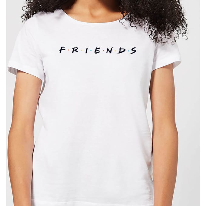 Friends Logo dames t-shirt - Wit - S