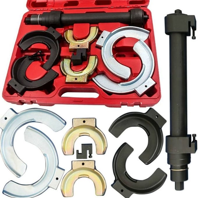 AMD TOOLS Essential - Mechanische McPherson Verenspanner - 1500kg Capaciteit - 3 Sets Klemmen - 80-190mm Bereik