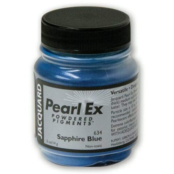 Jacquard pigment speelgoed Pearl Ex 14 gr Saffier Blauw creatief.
