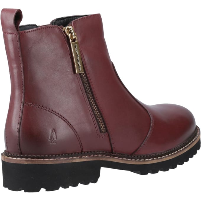 Hush Puppies Grace Suède Vrouwen Ritssluiting Laarzen Bourgondië