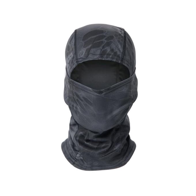Balaclava Tactique Masque Intégral Chapeau pour Vélo Chasse Écharpe Balaclava Camo gray