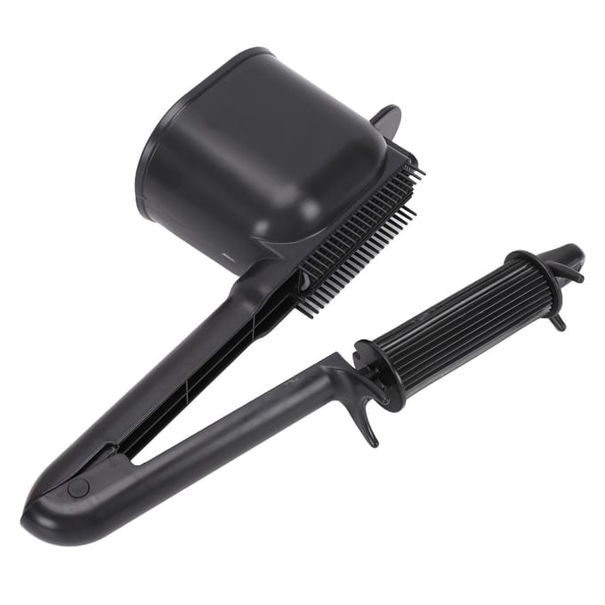 Brosse Applicateur Roller Automatique pour Coloration Cheveux avec Manche Ergonomique Noir black