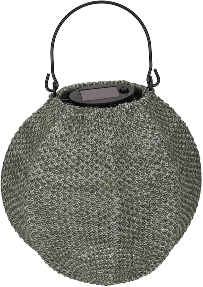 JENS Living Solar Lantaarn Indy Groen/Wit