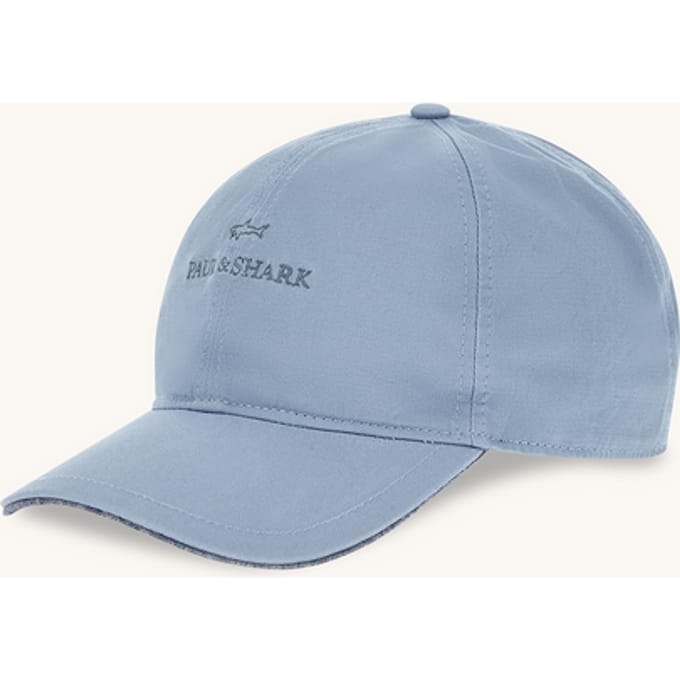 baseball cap met borduurwerk logo man blauw