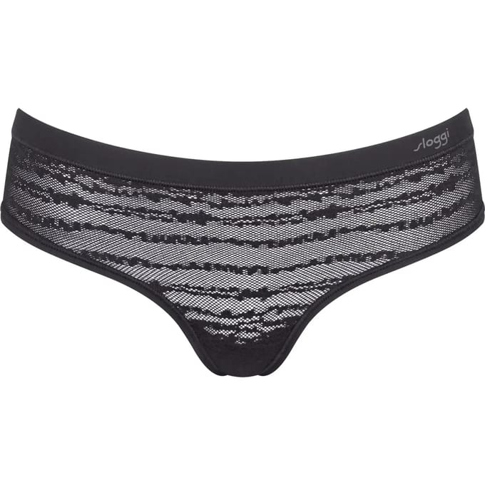 Sloggi FREE Evolve Hipster Lace Dames Onderbroek - ZWART