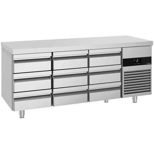 GGM Gastro Kühltisch PREMIUM - 1865x700mm - 9 Schubladen