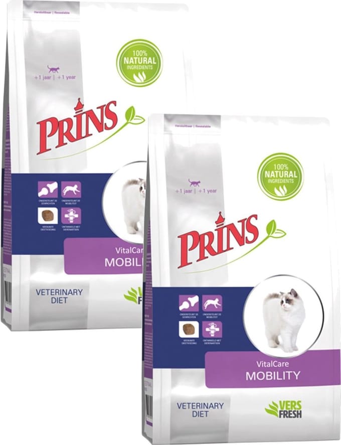 Prins Vitalcare Diet Mobility Gevogelte - Kattenvoer - 2 x 1.5 kg