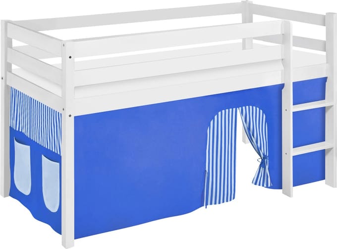 Halfhoogslaper Blauw met tent