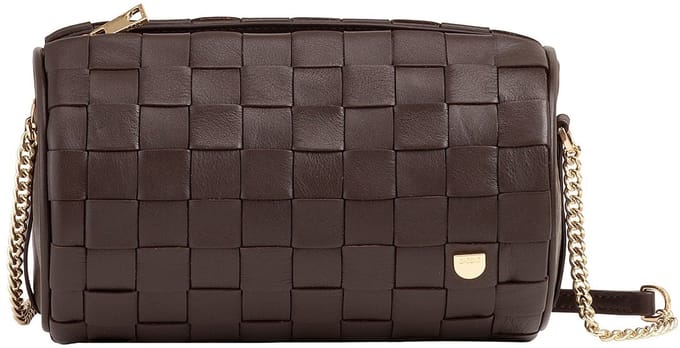 DuDu Abigail Crossbody tas Leder 19.5 cm - Dames - coffee brown