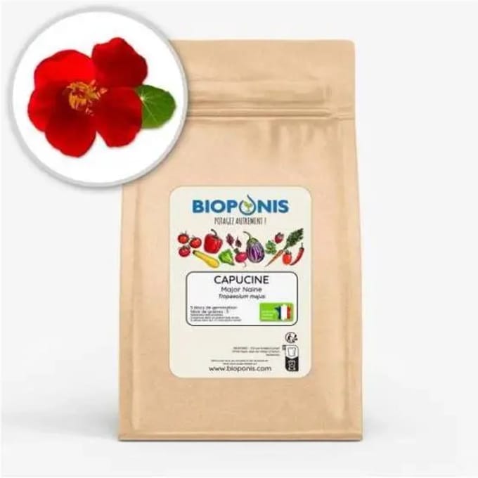 Voeding voor de moestuin Bioponis Capucine Major Naine (x5)