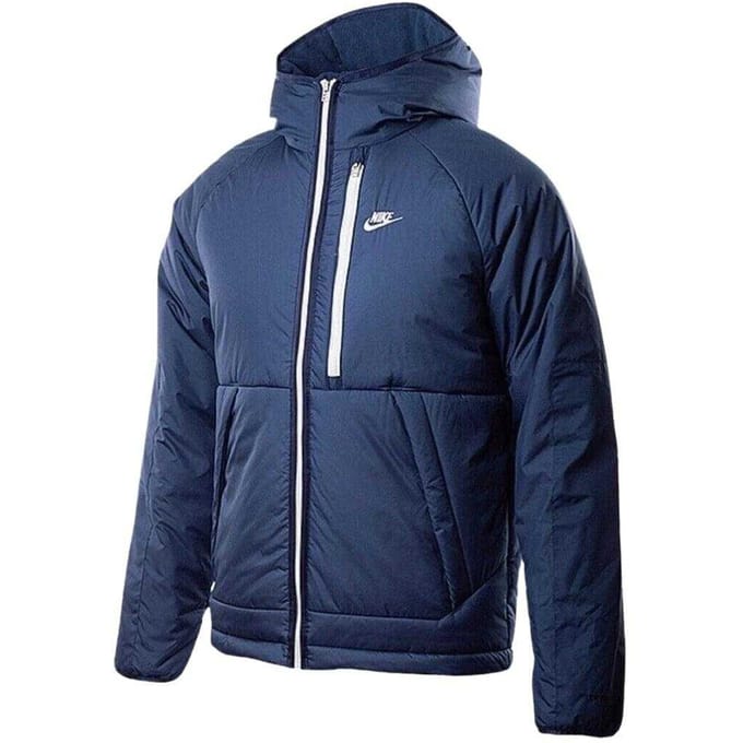 Nike Heren Sportswear Therma-Fit gewatteerd jack (Donkerblauw)