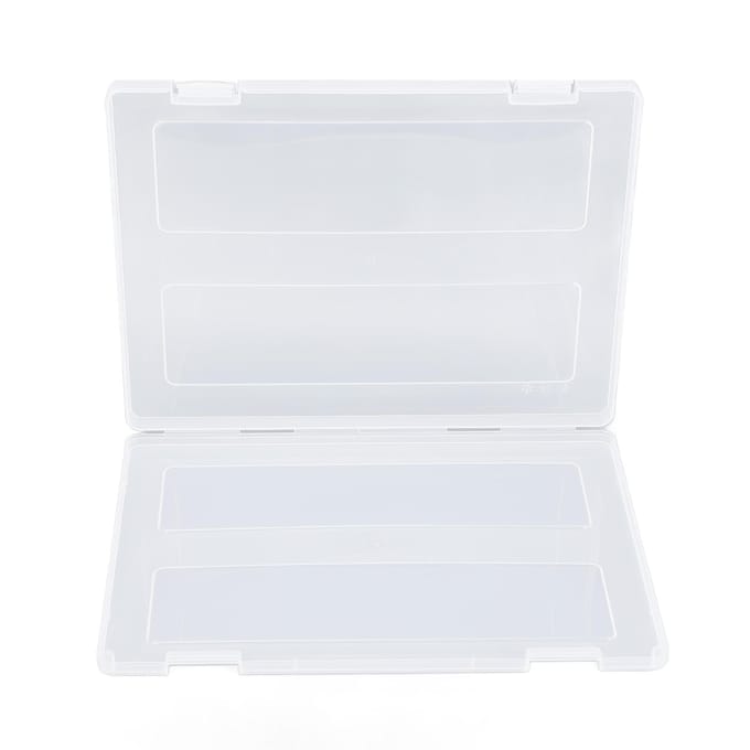 Transparante Documentopbergdoos Transparante Plastic Archiefopbergdoos met Veilige Kliksluiting A5 A5 white