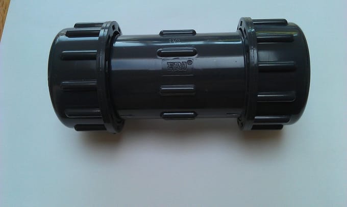 ERA PVC Compressie koppeling 63x63mm - koppeling - koppeling tuinslang