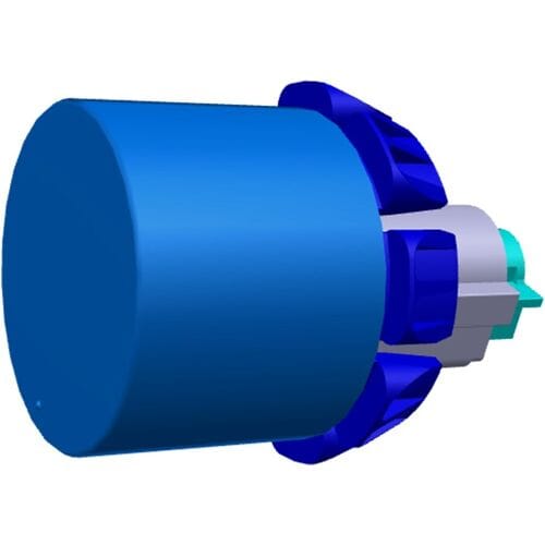 AEG knop, index, zwart, 140234535056