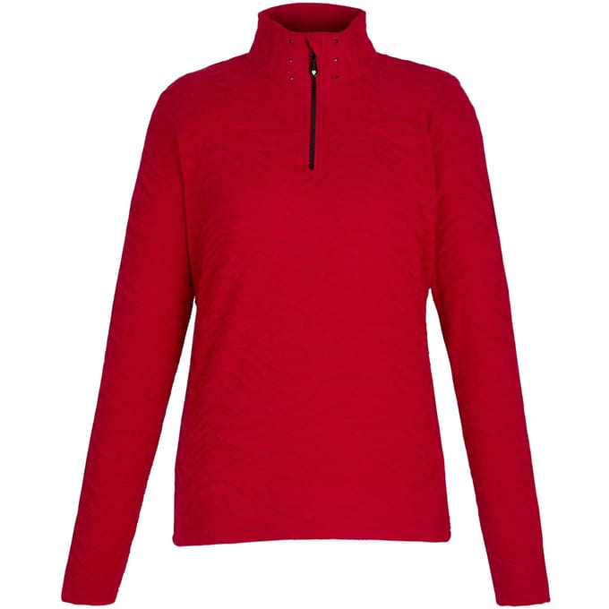 Dare 2B Dames Glamourize III Gequilte Halflange Rits Tussenlaag (Ware Rood)