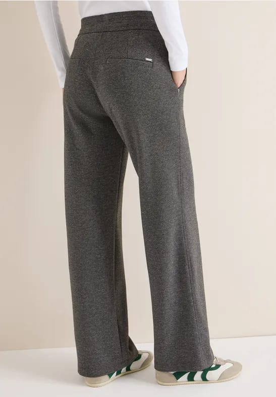 Tweekleurige gemêleerde broek