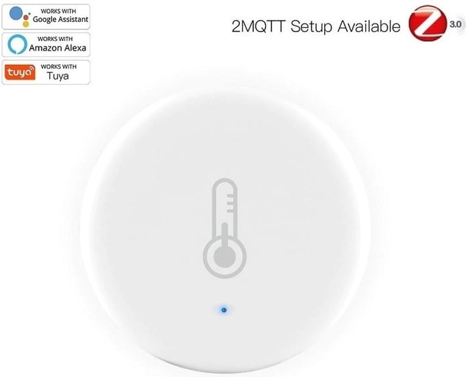 MOES Tuya ZigBee Temperature and Humidity Sensor - Tuya SmartLife - ZigBee - Draadloos - Temperatuur Sensor