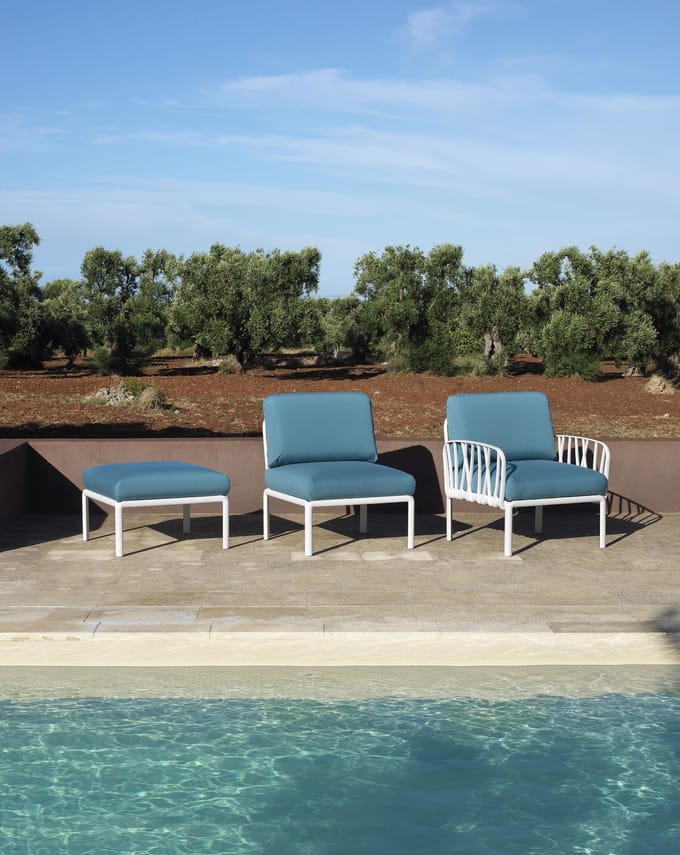 Nardi - Komodo Fauteuil - bianco - adriatic Sunbrella® - wit