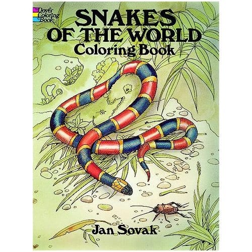 Snakes Of The World Coloring Book - Jan Sovak