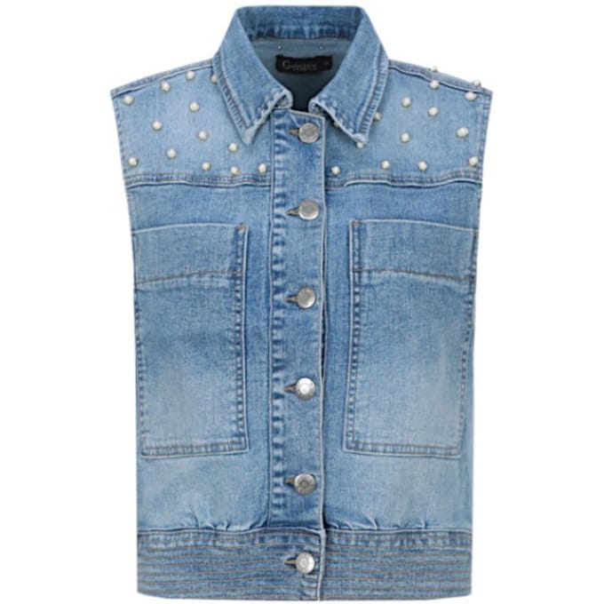 G-Maxx gilet Ferelith - Denim Light Blue