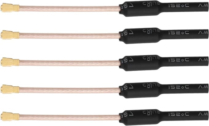 5 Stuks Omnidirectionele Messing Antenne 5.8G 3DB 65mm RG178 Kabel voor UAV en Drone Gebruik