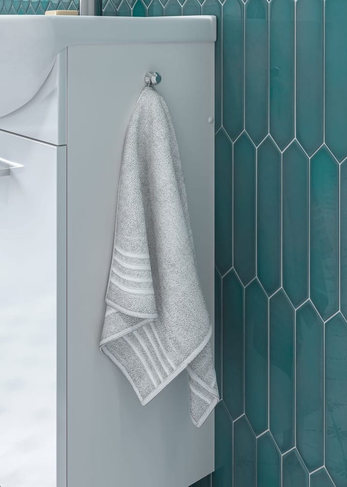 Deftrans Mila - Onderbouwkast met Wasbak - 50 cm - Wit - Staand