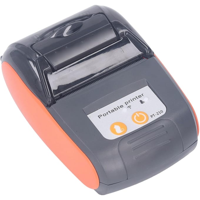 Thermische Bonprinter Bluetooth Draadloze Mini Bonprinter Compatibel Zakformaat Ticket Printen gray
