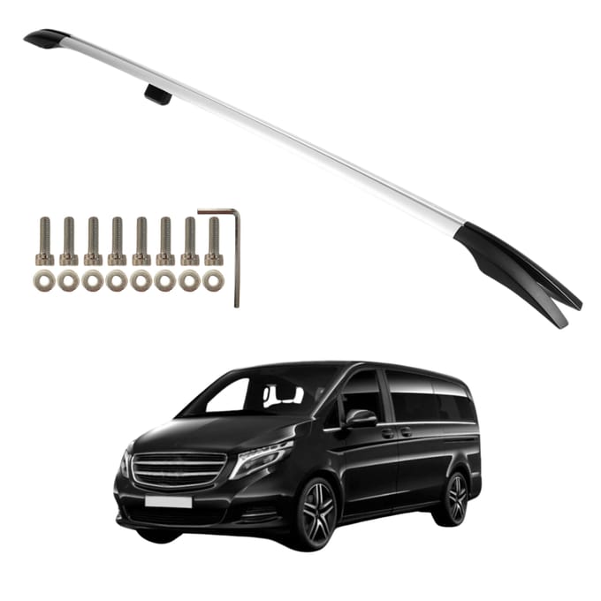 Dakdragers MERCEDES W639 W447 VITO VIANO KORT L1 CHROOM Solide