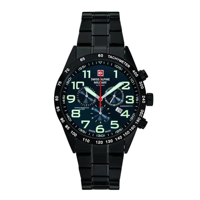 Swiss Alpine Military Combat Basic SAM7055.1873 mannen horloge