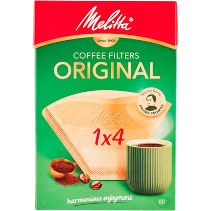 Melitta Original 1x4 brown (80 pcs) Coffee Filters