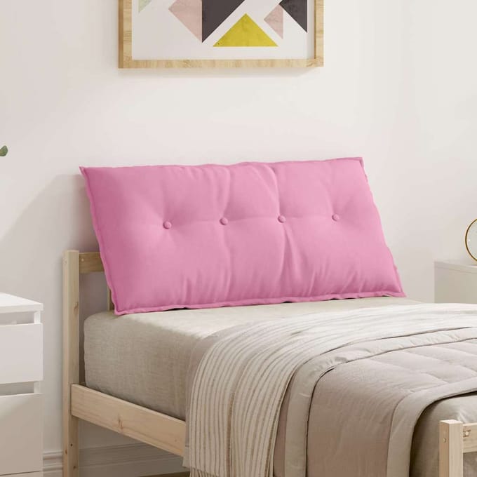 vidaXL - Rugkussen - Roze - 200 - x - 19 - x - 50 - cm - Stof