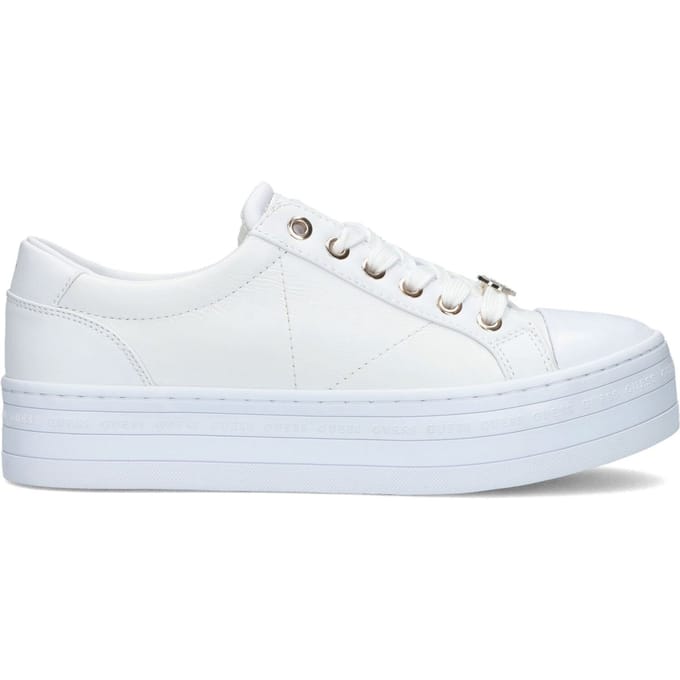 Guess Bells Lage sneakers - Leren Sneaker - Dames - Wit - Maat 41