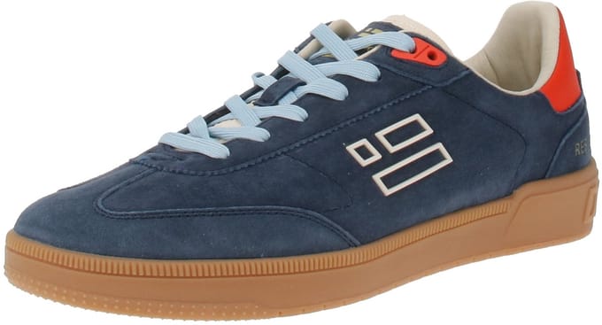 D.Franklin DFSH387005 Rebell Basic Flag - Heren Sneaker - Navy