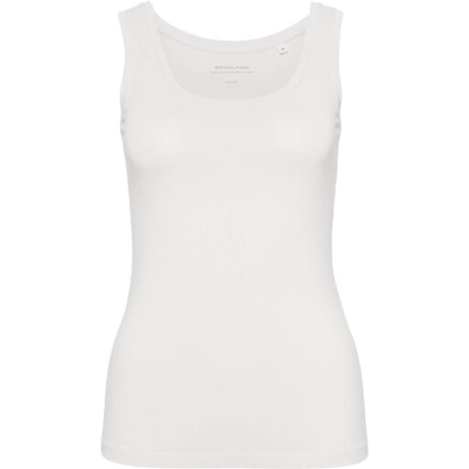 Slim fit tank top van katoenmix model 'Ina/Dailies'