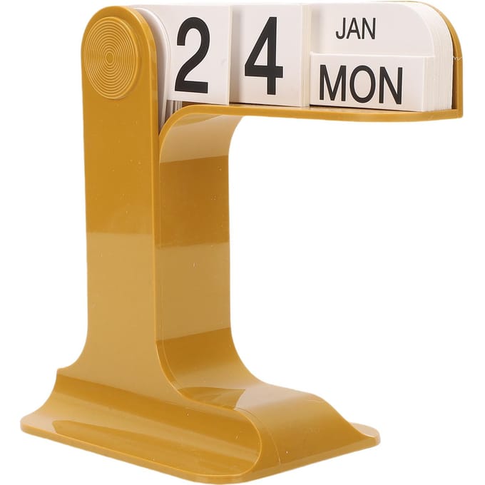 Eeuwigdurende Kalender 2025-2026 Dagelijks Bureau Ornament   Woondecoratie Bureauaccessoires white