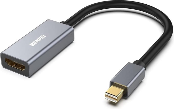 Benfei 4K Mini DisplayPort naar HDMI Adapter - Thunderbolt 2 naar HDMI 4K 30hz