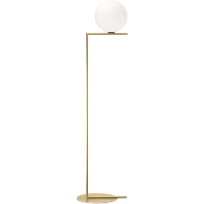Flos - IC F vloerlamp - L - messing - goud