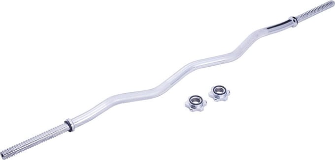 ForzaFit Curl Bar 5kg - Halterstang 120 cm met 2 Sluitingen