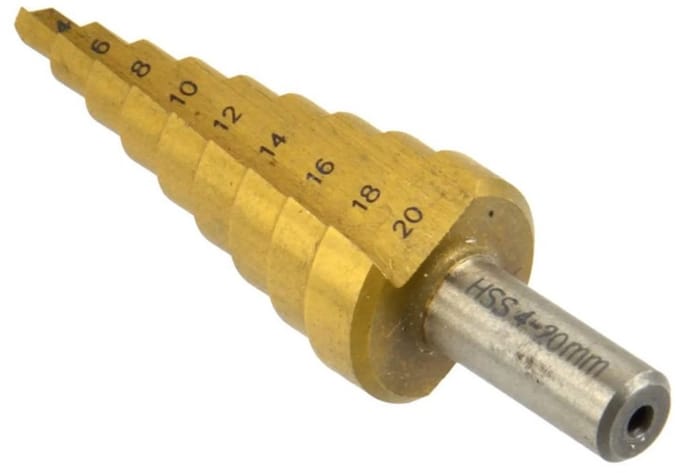 GEKO Stepboor - Titanium Coating - 4-20 mm - Voor Metaal en Staal