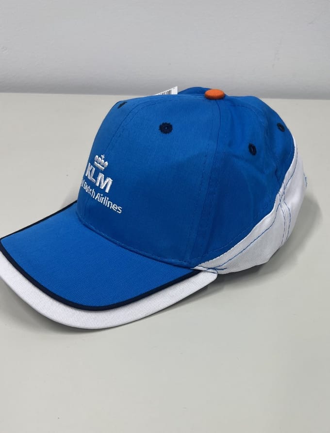 Cap - KLM - vliegtuig - luchtvaart - duo color